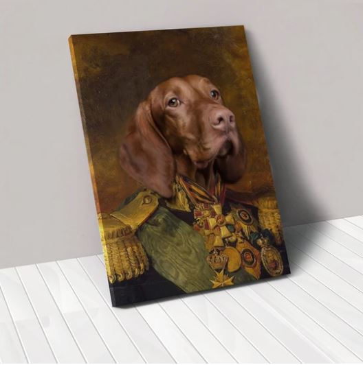 The Colonel - Custom Pet Canvas
